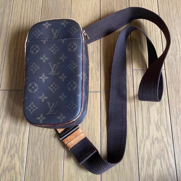 LOUIS VUITTON Monogram Pochette Gange Bum Bag Fanny Pack Waist Belt Body Bag - Picture 3 of 9